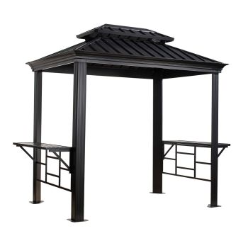 Sojag Messina BBQ Shelter - Aluminum - L178.66 x W291.59 x H262 cm - Powder-Coated
