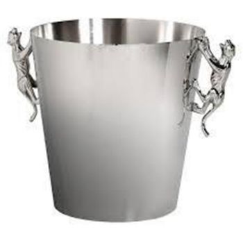 Leopard Champagne Bucket - Aluminium - L23 x W23 x H23 cm