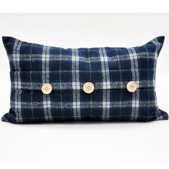 Cushion Cover Only - Velvet - L1 x W50 x H30 cm - Blue