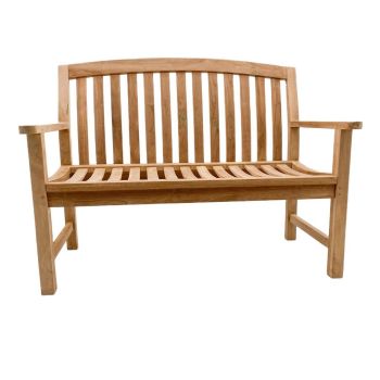 2 Seater Zaire Bench - Wood - L53 x W120 x H93 cm