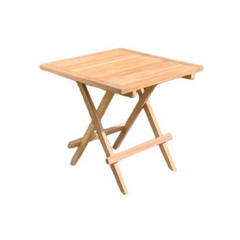 Square Picnic Table - Wood - L45 x W45 x H50 cm