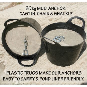 Optional Extra Mud Anchor Set - Only available to order with Buttercup Waterfowl Island - Plastic
