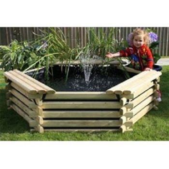 100 Gallon Pool - Timber - W167 x H41 cm - Minimal Assembly Required