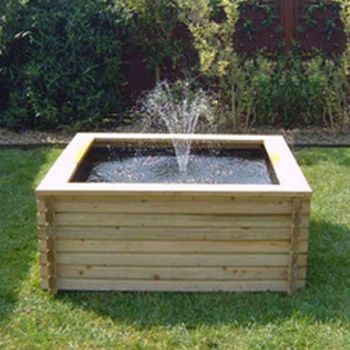 60 gallon Square Pool - L91.4 x W91.4 x H50.8 cm - Minimal Assembly Required