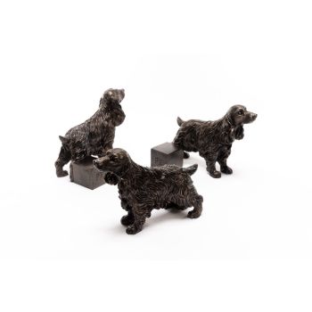 Cocker Spaniel Plant Pot Feet - Set of 3 - L6 x W11 x H8.5 cm