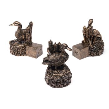 Mallard Duck Plant Pot Feet - Set of 3 - L8.5 x W5 x H9 cm