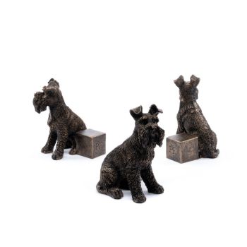 Schnauzer Plant Pot Feet - Set of 3 - L7 x W8 x H1 cm