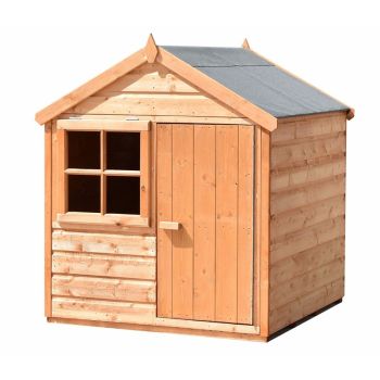 Playhut 4 x 4 Feet Single Door with One Opening Window Playhouse