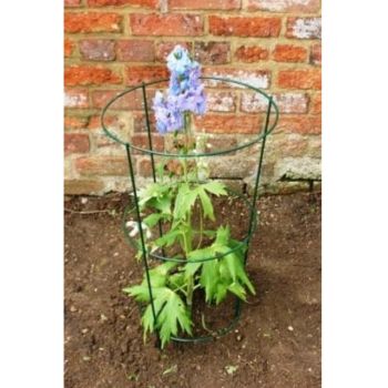18 Inches Conical Rust (Pack of 4) - Steel - L18 x W13 x H46 cm - Bare Metal/Ready to Rust