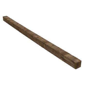 8ft Fence Posts 3" (75x75mm) Brown ONLY AVAILABLE WITH A PURCHASE OF 3 FENCE PANELS OF ROWLINSONS