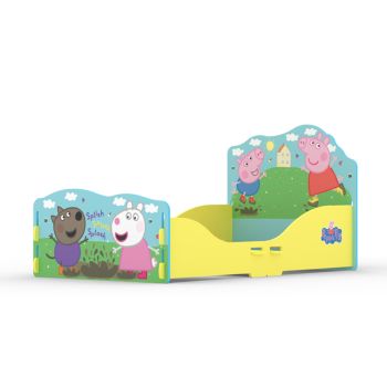 Peppa Pig Toddler Bed - MDF/Wood - L141 x W78.1 x H64.5 cm
