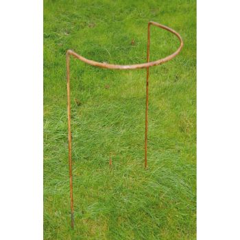 Border Support Rust (Pack of 4) - L180 x W250 x H900 cm - Bare Metal/Ready to Rust