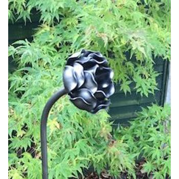 Rose Plant Pin 5Ft (Bare Metal/Natural Rust) (Pack of 3) - Steel - H152.4 cm