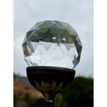 5 Feet 50mm Prism Marble Pin Garden Art (Pack of 3) - Bare Metal/Ready To Rust