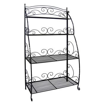 Folding Plant Stand 4 Shelf - W77.5 x D41 x H150 CM