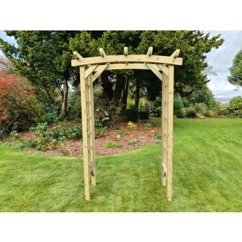 Ivy 4ft Wooden Arch - L50 x W120 x H210 cm - Minimal Assembly Required