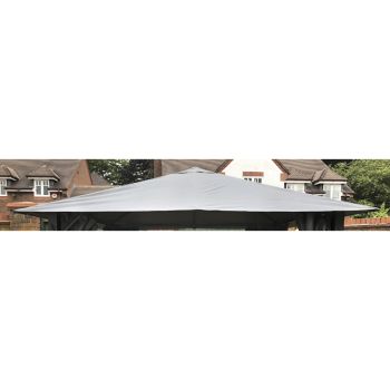 Replacement Canopy for Highfield Gazebo - L400 x W300 cm - Grey
