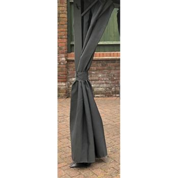 Replacement Curtains Set for Highfield L250 x W250 cm - Grey