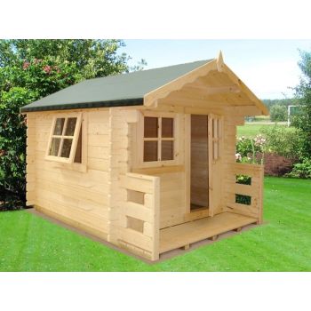 Salcey Mini Log Cabin Playhouse Children's Wendy House