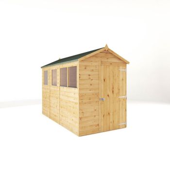 10 x 5 Feet Modular Shiplap Apex - Wood - L314.4 x W159.3 x H215.9 cm