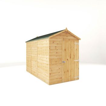 10 x 5 Feet Modular Shiplap Apex - Windowless - Wood - L314.4 x W159.3 x H215.9 cm