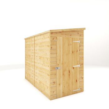 8 x 4 Feet Modular Shiplap Pent - Windowless - Wood - L252 x W127.9 x H203.3 cm