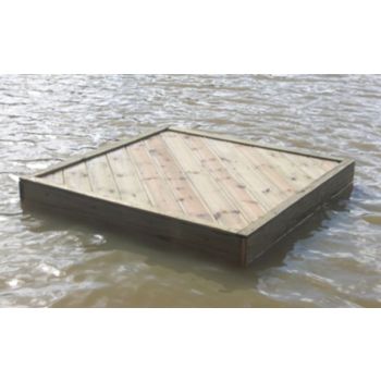 Medium Square Duck Float, Waterfowl Platform, Floating Waterfowl Pontoon