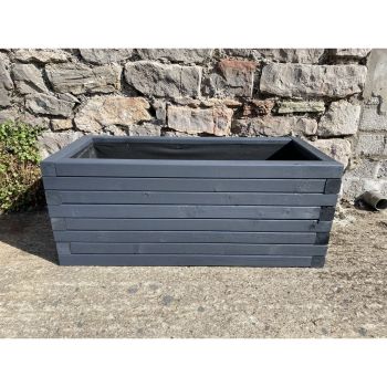 Norfolk Planter (Painted Wooden Planter - Choice of Colours Available) - L150 x W30 x H30 cm