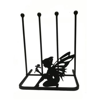 2 Pair Boot Rack - Fairy - Steel - L29 x W39 x H48 cm - Black
