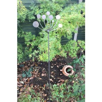 Cow Parsley Stake 5Ft (Pack of 3) - Steel - W20.3 x H151.1 cm - Bare Metal/Ready to Rust