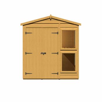 Sun Hut 6 x 4 Feet Potting Shed - L119 x W185.8 x H214.6 cm
