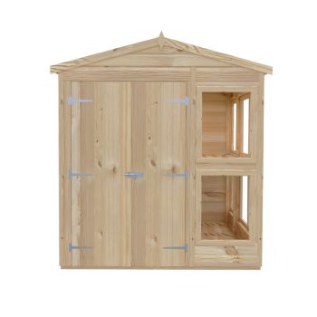 Sun Hut 6 x 6 Feet Potting Shed - L179 x W185.8 x H214.6 cm