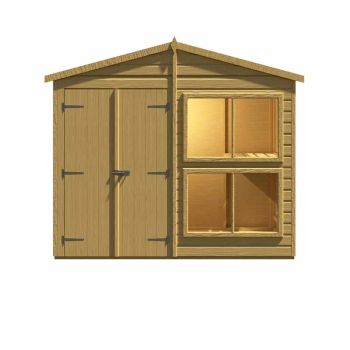Sun Hut 8 x 4 Feet Potting Shed - L119 x W244.8 x H222.5 cm