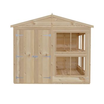Sun Hut 8 x 8 Feet Potting Shed - L238 x W244.8 x H222.5 cm