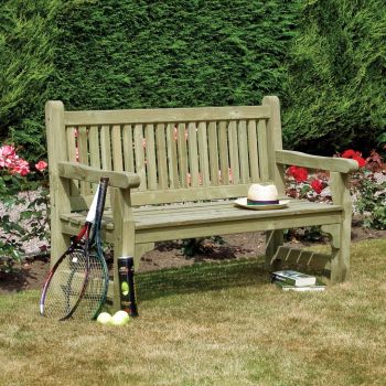 Softwood 3 Seat Bench with Assembly - L67 x W150 x H95 cm