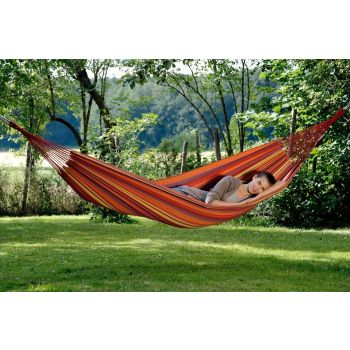 Tahiti Vulcano Cotton Single Garden Hammock  - Large