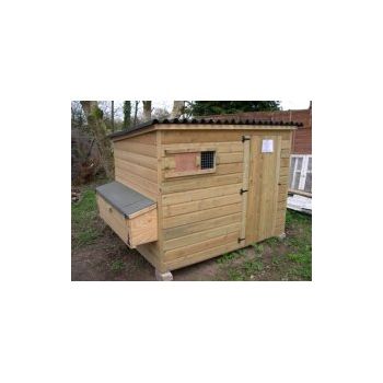Tall Poultry Shed with Nestboxes