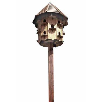 Nayland Natural Dovecotes Twenty Nest - Pressure Treated Timber - L128.5 x W128.5 x H500 cm
