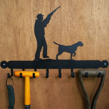 Man Hunting Tool Rack
