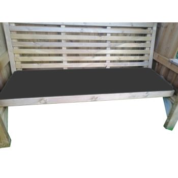 Waterproof Seat Pads - Triple Grey Cushion - Outdoor Cushion for Garden Furniture