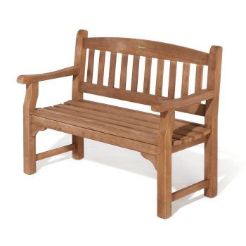 Tuscan 2 Seat Bench with Assembly - Hardwood - L61 x W120 x H90 cm