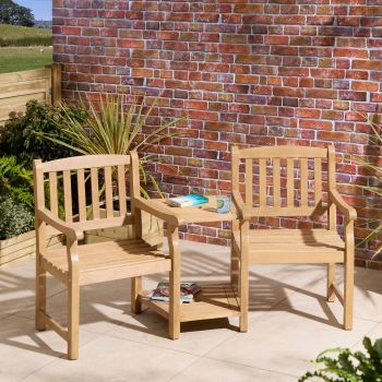 Tuscan Companion Seat - Timber - L73 x W174 x H91 cm - Stain/Oil