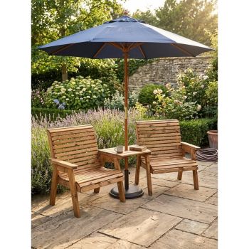 Valley Grand Companion Set - Angled Tray - L120 x W250 x H100 cm - Fully Assembled