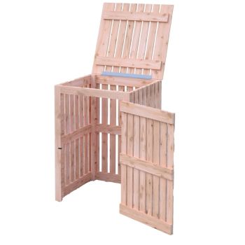 Wheelie Dip Treated Single Bin Store - L79 x W83 x H120 cm