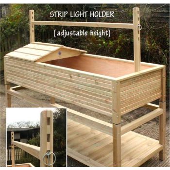 Optional Extra - Strip Light Holder for Buttercup X Large Tortoise Table - Exterior Grade Ply Liner