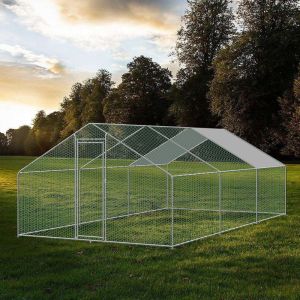 Metal Poultry or Animal Run 25mm - L400 x W300 x 200 cm