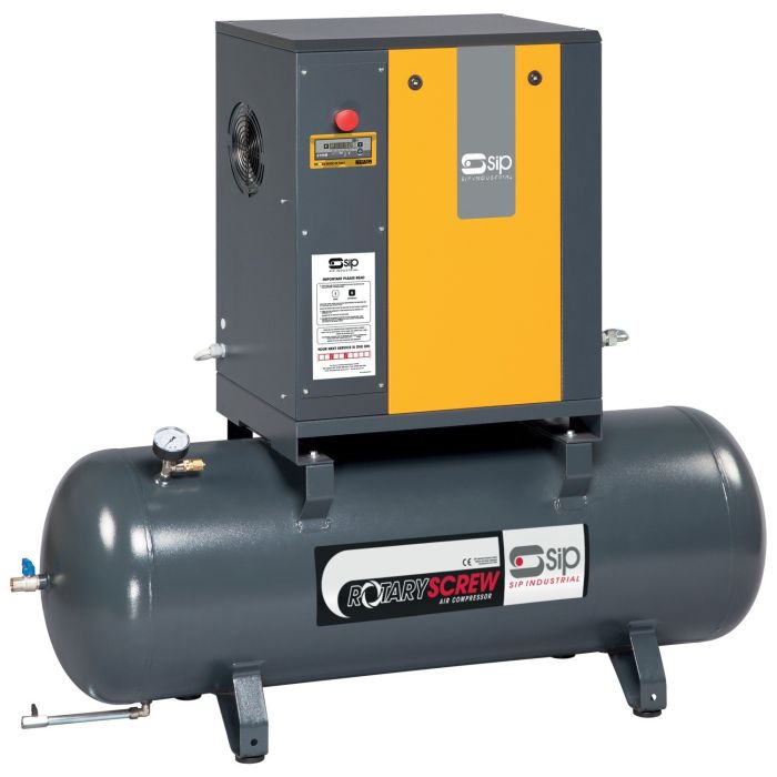 Compressor L75 SIP RS5.5-08-270BD 270ltr Rotary Screw Compressor - L75 x W172 x H168 cm