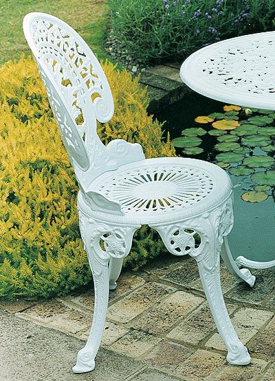 Coalbrookdale Chair British Made High Quality Cast Aluminium Garden Furniture Quality Cast Aluminium Garden Furniture, How To Paint Cast Aluminium Garden Furniture